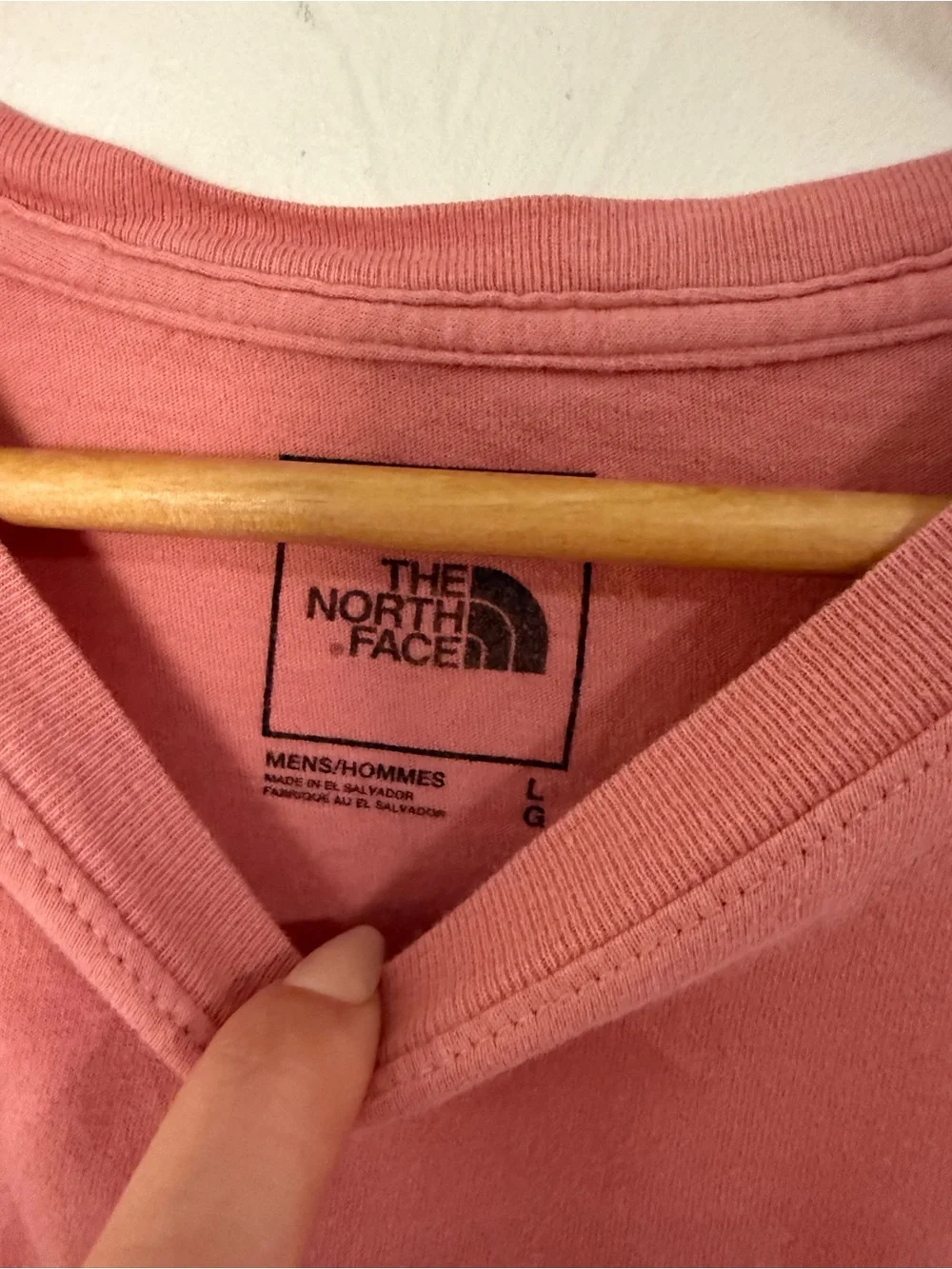 The North Face Pink Logo Graphic Tee Size Large